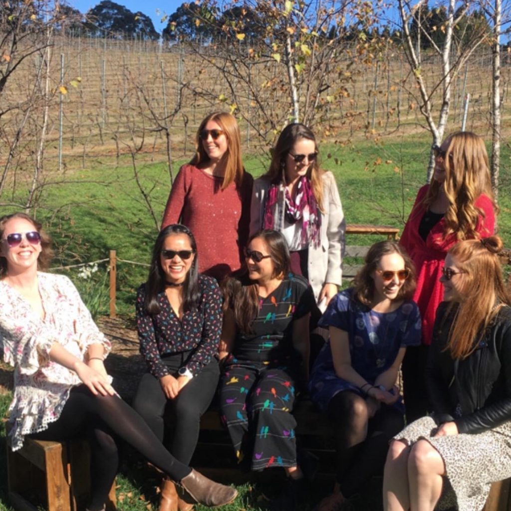 Girls in the vines